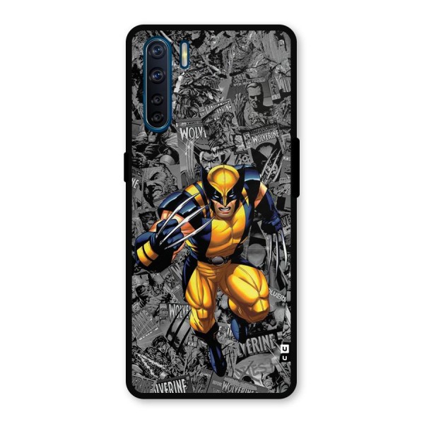 Logan Stance Metal Back Case for Oppo F15