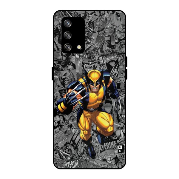 Logan Stance Metal Back Case for Oppo F19s