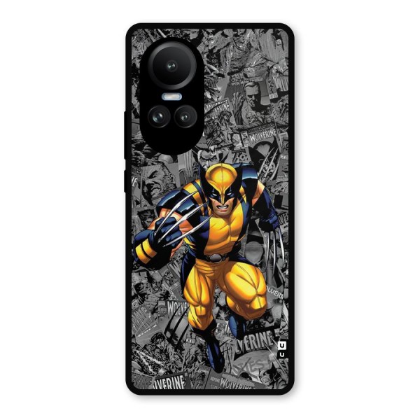 Logan Stance Metal Back Case for Oppo Reno10 Pro