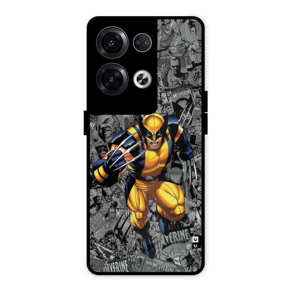 Logan Stance Metal Back Case for Oppo Reno8 Pro 5G