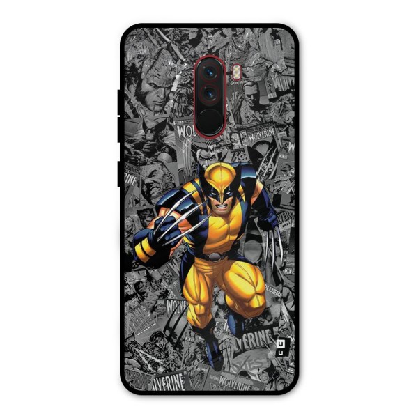 Logan Stance Metal Back Case for Poco F1