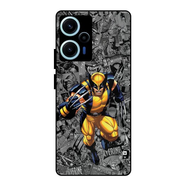 Logan Stance Metal Back Case for Poco F5