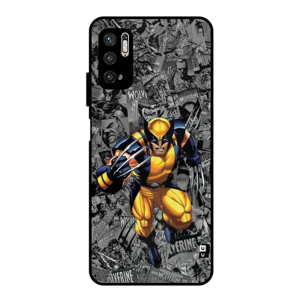 Logan Stance Metal Back Case for Poco M3 Pro 5G