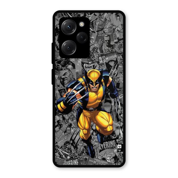 Logan Stance Metal Back Case for Poco X5 Pro