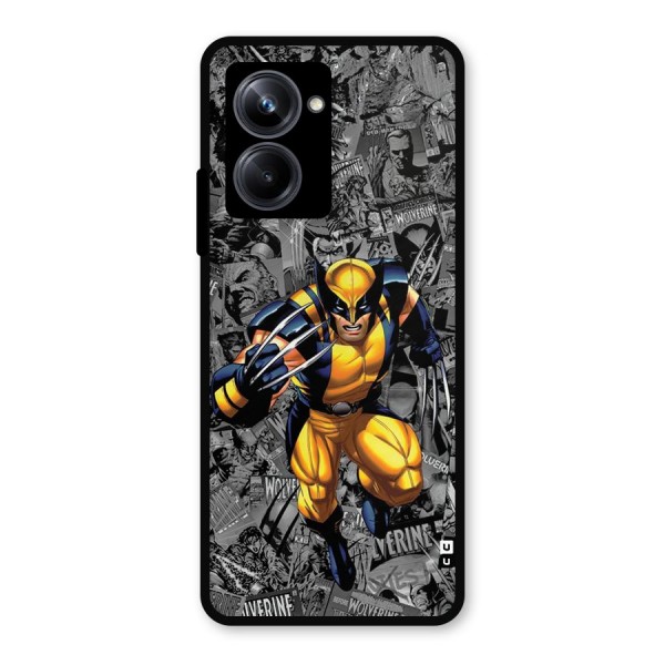 Logan Stance Metal Back Case for Realme 10 Pro