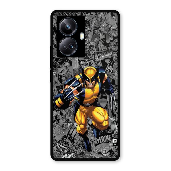 Logan Stance Metal Back Case for Realme 10 Pro Plus