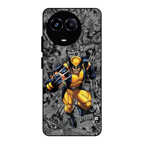 Logan Stance Metal Back Case for Realme 11X