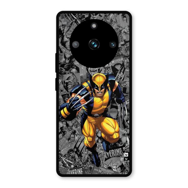 Logan Stance Metal Back Case for Realme 11 Pro