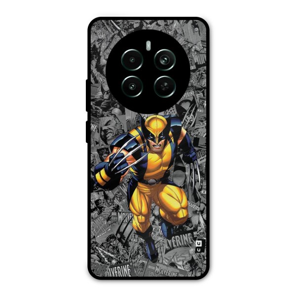 Logan Stance Metal Back Case for Realme 12 Pro Plus