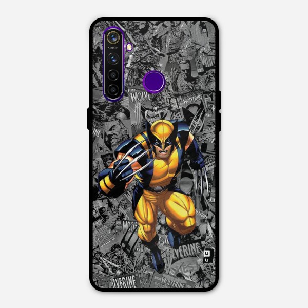 Logan Stance Metal Back Case for Realme 5 Pro