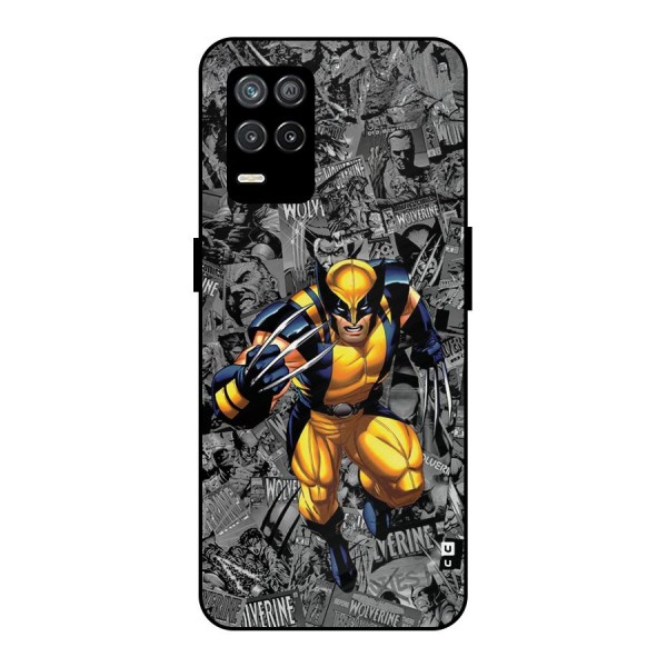 Logan Stance Metal Back Case for Realme 8s 5G