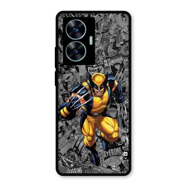 Logan Stance Metal Back Case for Realme C55