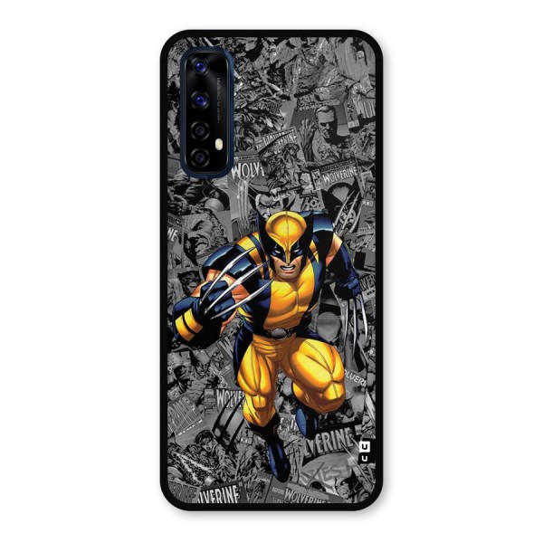 Logan Stance Metal Back Case for Realme Narzo 20 Pro