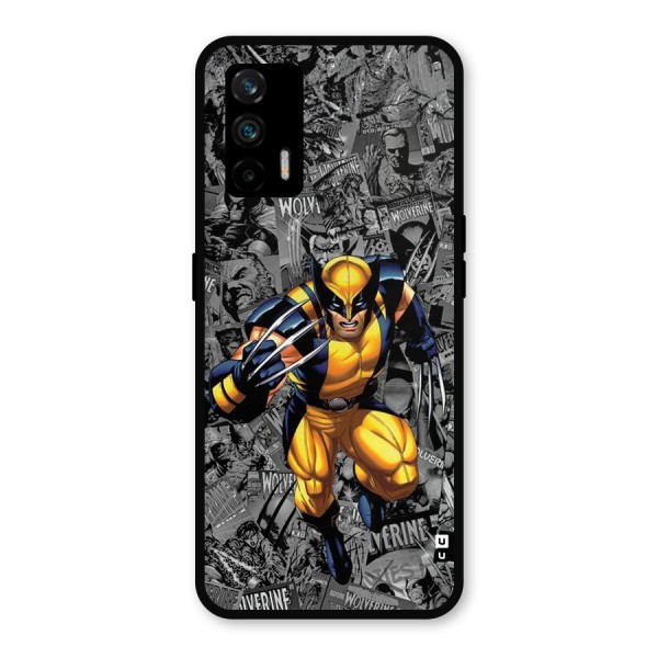 Logan Stance Metal Back Case for Realme X7 Max