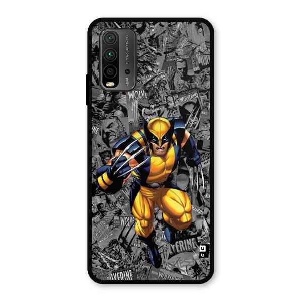 Logan Stance Metal Back Case for Redmi 9 Power