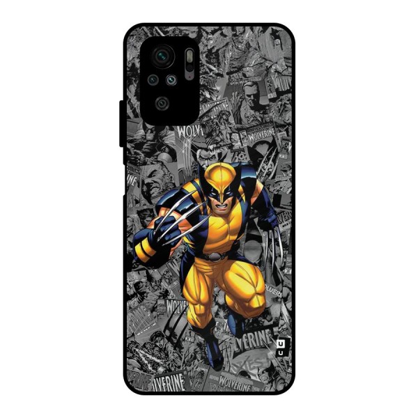 Logan Stance Metal Back Case for Redmi Note 10