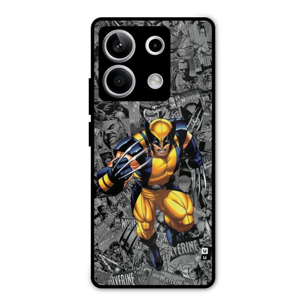 Logan Stance Metal Back Case for Redmi Note 13 5G