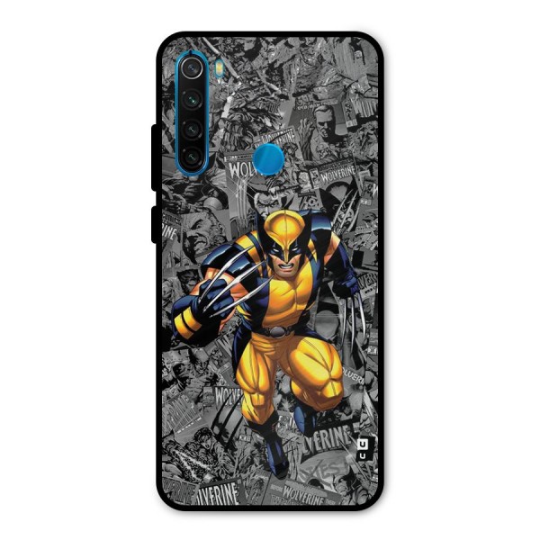 Logan Stance Metal Back Case for Redmi Note 8