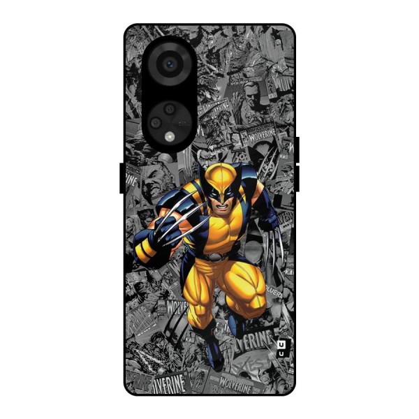 Logan Stance Metal Back Case for Reno8 T 5G