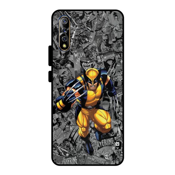 Logan Stance Metal Back Case for Vivo S1