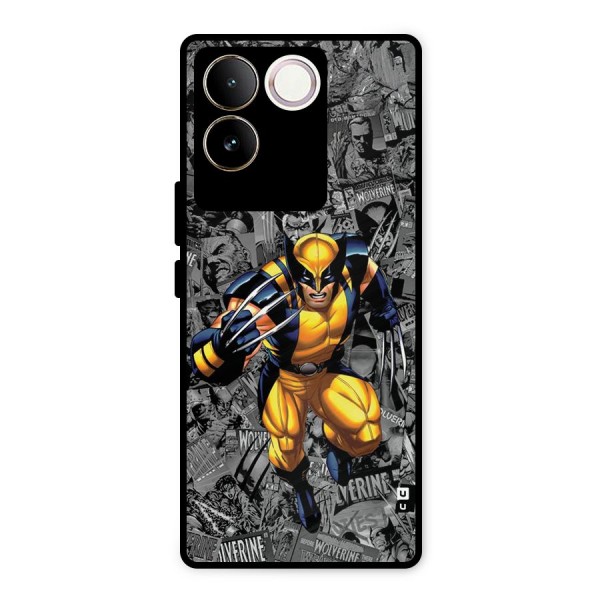 Logan Stance Metal Back Case for Vivo T2 Pro