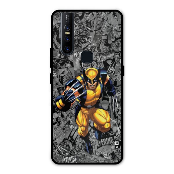 Logan Stance Metal Back Case for Vivo V15