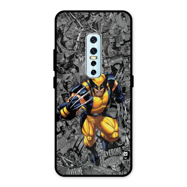 Logan Stance Metal Back Case for Vivo V17 Pro