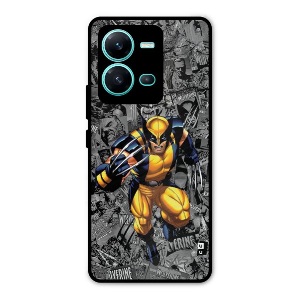 Logan Stance Metal Back Case for Vivo V25