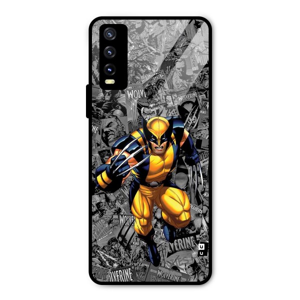 Logan Stance Metal Back Case for Vivo Y20 2021