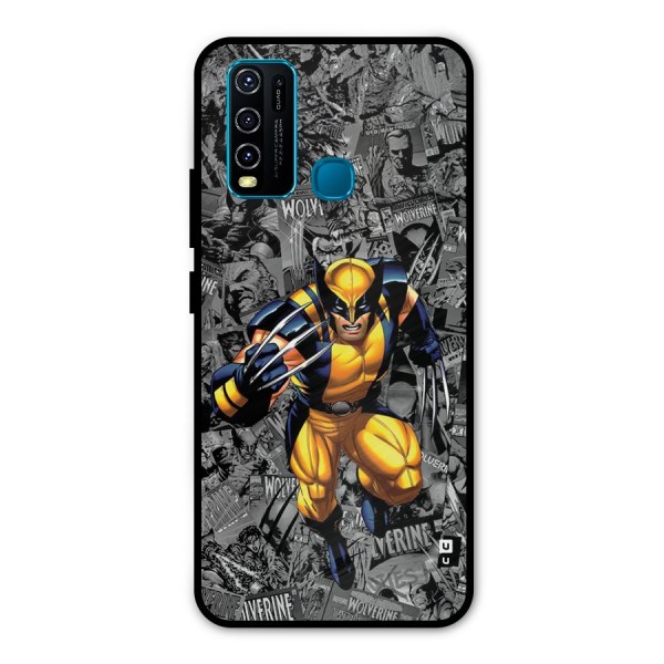 Logan Stance Metal Back Case for Vivo Y30