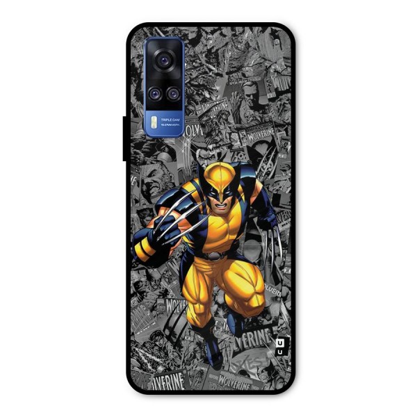 Logan Stance Metal Back Case for Vivo Y31