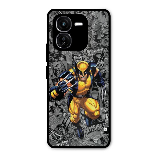 Logan Stance Metal Back Case for iQOO Z9x