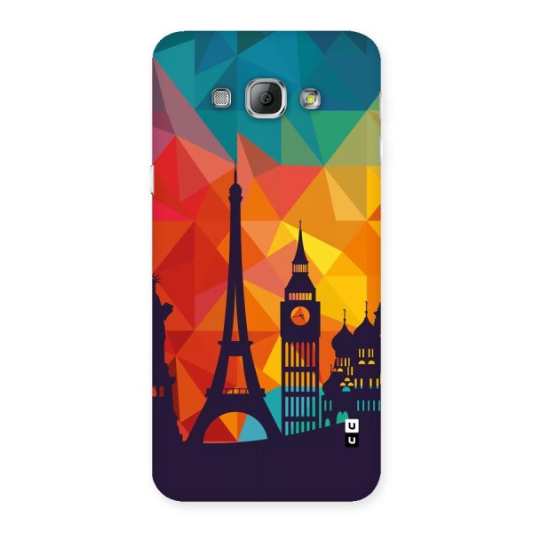 London Art Back Case for Galaxy A8