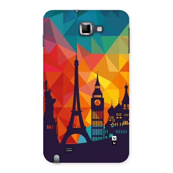 London Art Back Case for Galaxy Note