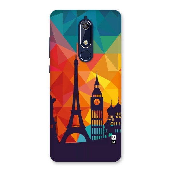 London Art Back Case for Nokia 5.1