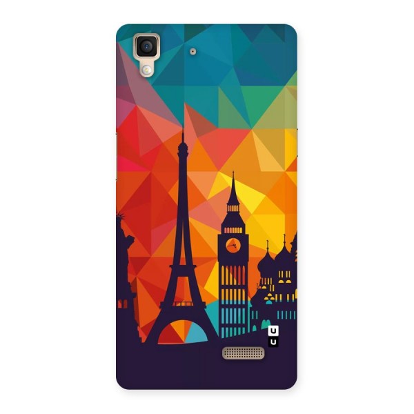 London Art Back Case for Oppo R7