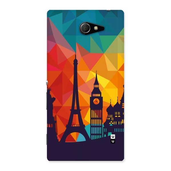 London Art Back Case for Xperia M2