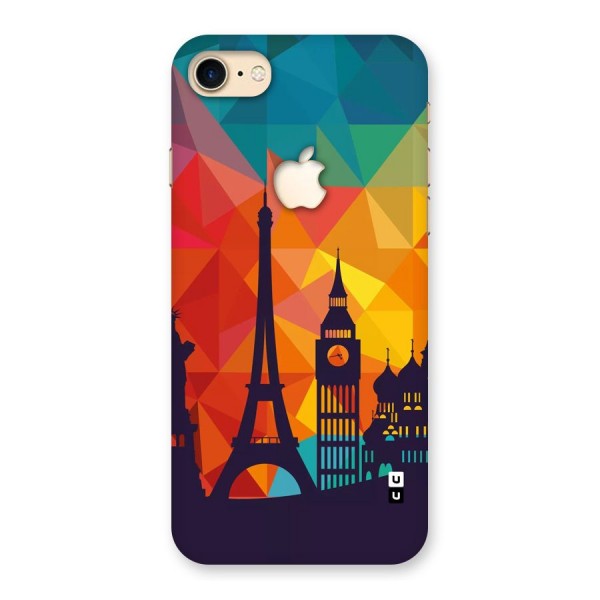 London Art Back Case for iPhone 7 Apple Cut