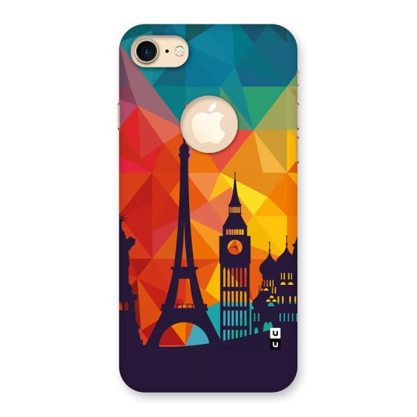 London Art Back Case for iPhone 8 Logo Cut