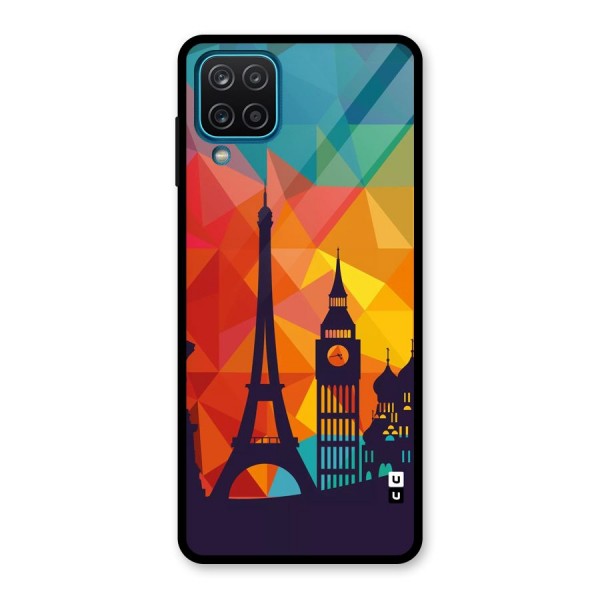 London Art Glass Back Case for Galaxy A12