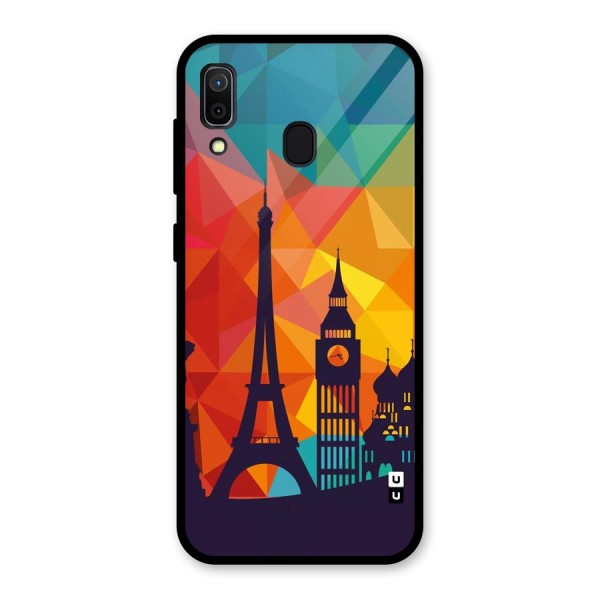 London Art Glass Back Case for Galaxy A30