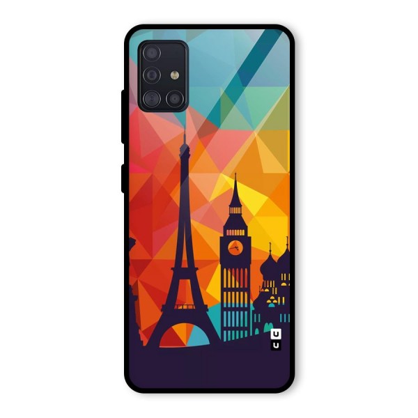 London Art Glass Back Case for Galaxy A51