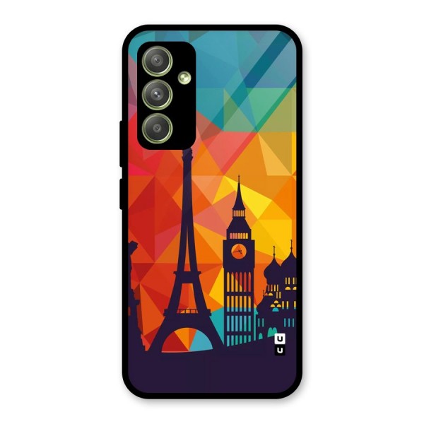 London Art Glass Back Case for Galaxy A54