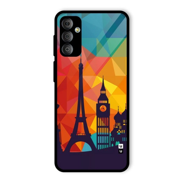 London Art Glass Back Case for Galaxy F23