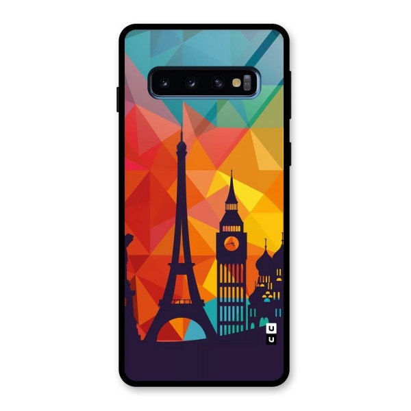 London Art Glass Back Case for Galaxy S10