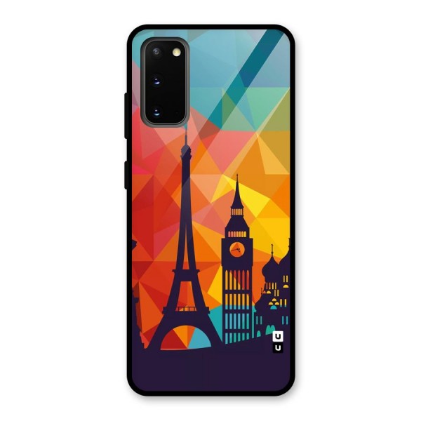 London Art Glass Back Case for Galaxy S20