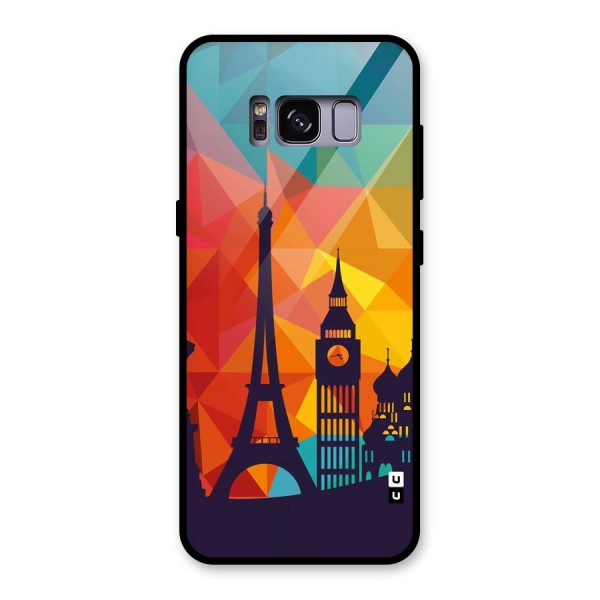 London Art Glass Back Case for Galaxy S8