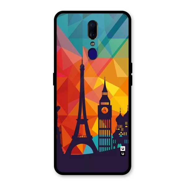 London Art Glass Back Case for Oppo F11