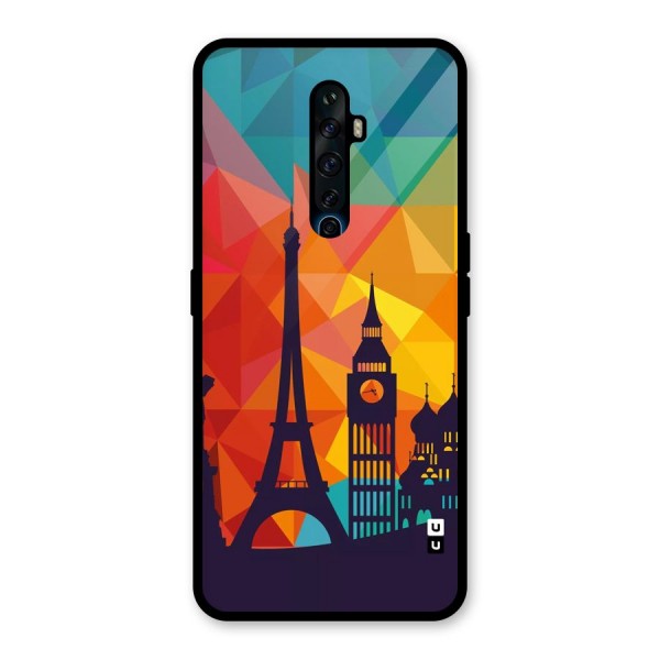 London Art Glass Back Case for Oppo Reno2 Z