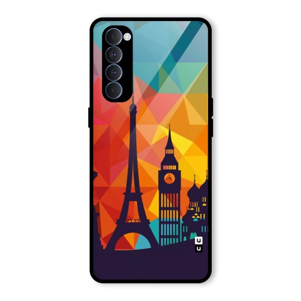 London Art Glass Back Case for Oppo Reno4 Pro